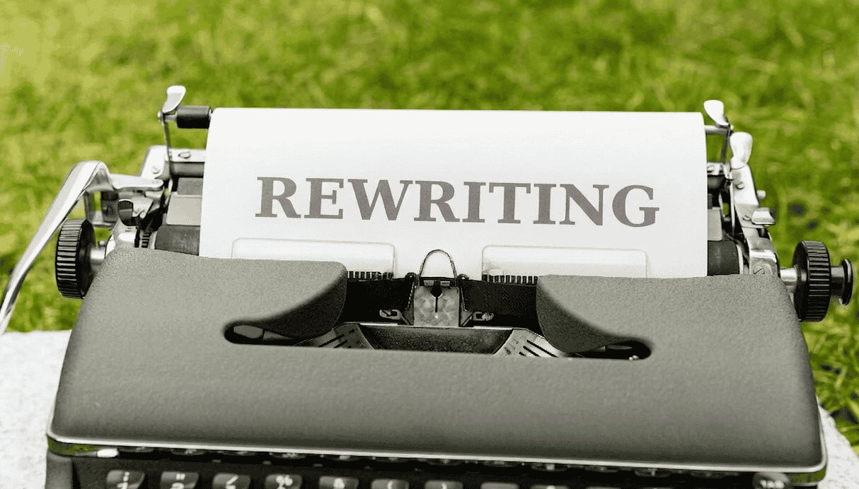 Typewriter printing rewriting services