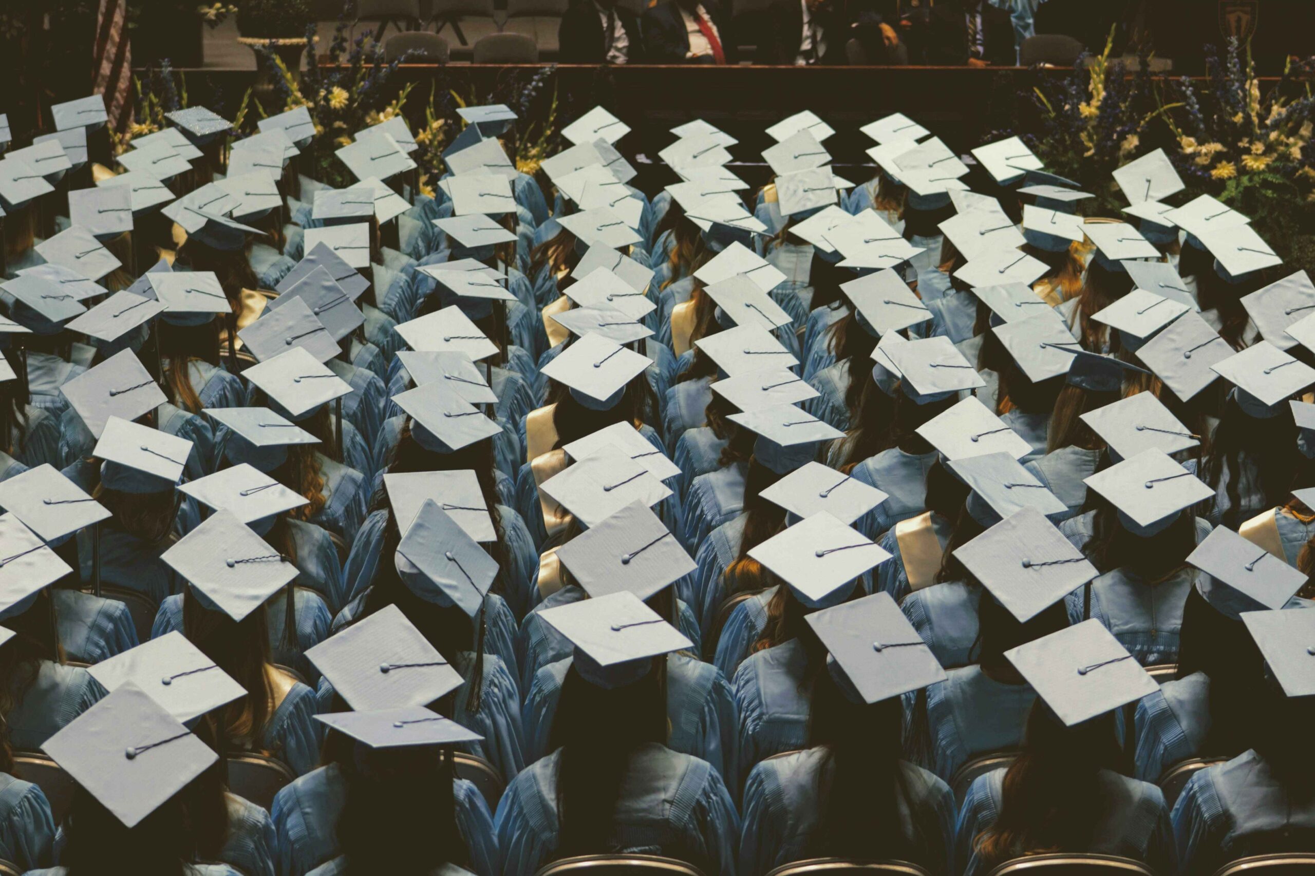 students graduating